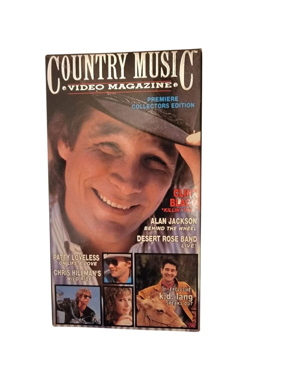 Country Music Video Magazine vol 1 VHS Movie Tape Vintage 90s Clint Black Reba